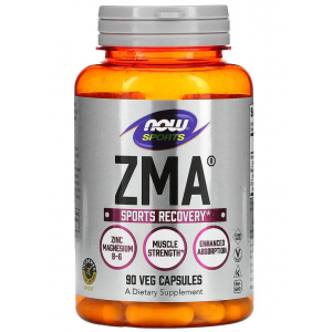 ЗМА (Цинк, Магній, Вітамін В6), NOW, ZMA 800 мг - 90 капс