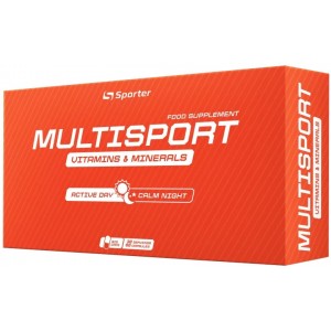 Вітаміни та мінерали, Sporter, MultiSport Day/Night - 60 капс